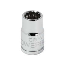 Powerbuilt 3/8 Inch Drive x 10 MM 12 Point Shallow Socket - 641015 - £18.82 GBP