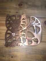 Vintage Old Dutch International ODI 1993 Large 7" Copper Cat Trivet Wall... - $14.85