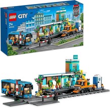 LEGO 60335 City Station Of Train, Toy with Bus, Truck, Way, Bases - £293.42 GBP