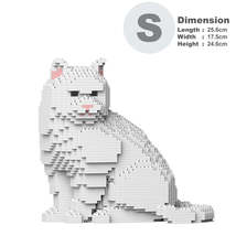 British Shorthair Cat Sculptures (JEKCA Lego Brick) DIY Kit - £71.55 GBP