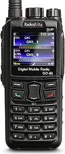 Gd-88 Dmr &amp; Analog 7W Handheld Radio, Vhf Uhf Dual Band Ham Two Way Radi... - $407.99