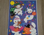 Vtg 90s Paper Magic Group Halloween Color Clings Window Decor Ghost Witc... - $11.87