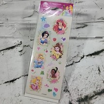 Disney Princess Stickers Sealed pack of 4 Sheets  - $9.89