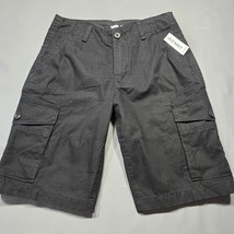 Old Navy Men Shorts Size 28 Black Cargo Pockets Classic Cotton Casual At Knee  - £13.47 GBP