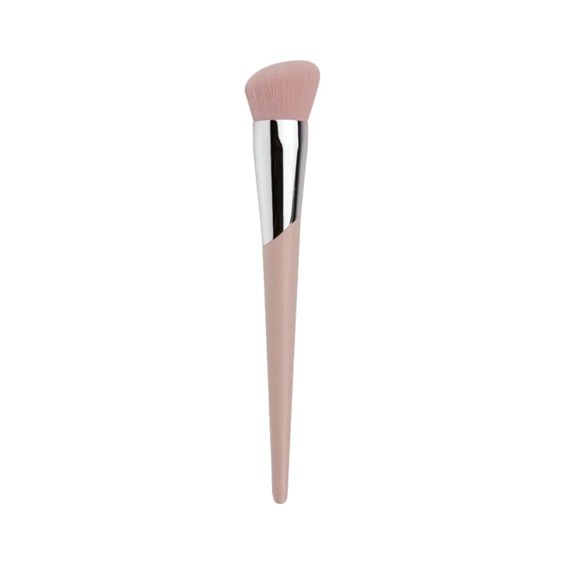 Kabuki-Buff Foundation Makeup Brush 115 - Pink Round-Angled Base Foundat... - £29.30 GBP