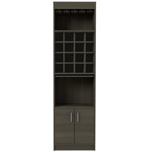 Soria Bar Cabinet Grey Oak - $430.00