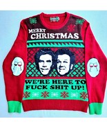 Ugly Christmas Sweater LIGHT UP Step Brothers Movie, Funny, Mens Medium. - €55,34 EUR