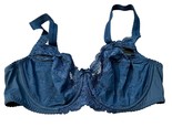 Marks &amp; Spencer Steel Blue Lace Underwire Bra UK 38B UK Adjustable Straps - $35.02 CAD