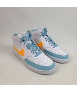 Nike Court Vision Mid NN Shoes Mens 11 White Ocean Bliss FJ3998-100 Mew - £47.35 GBP