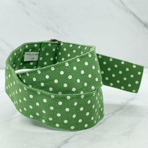 Gap Green and White Vintage Polkadot Web Belt Kids Youth One Size OS - £10.25 GBP