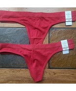 Arizona Body Thong Panties Medium Red Seamless - $246.80 MXN
