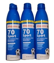 Walgreens Sport Sunscreen Spray SPF 70 Broad Spectrum 9.1 oz (3 Pack) Exp 11/26 - £14.45 GBP