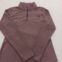 The North Face TCB0 Women's Medium Mauve Apex Bionic Fleece 1/4 Zip Sweatshirt image 11