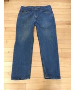 Wrangler Jeans Mens Size 36 X 29 Denim Straight Leg, Regular Fit - £11.76 GBP