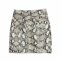 Chico&#39;s Pencil Skirt Size 1 Snake Reptile Pattern Stretch Lined Back Zip... - £15.49 GBP