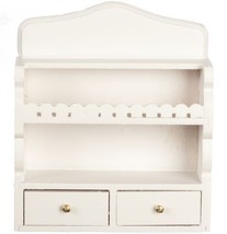 Dollhouse White Kitchen Wall Cabinet t5606 Miniatures World - £7.47 GBP