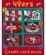 49ers Football Credit Debit Card Skins - €3,21 EUR