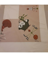 Vintage Lois Long Classic Tablecloth Weathervanes 54 X 48 - $54.25 CAD