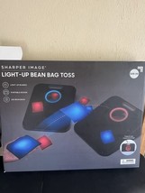 Tommorows SHARPER-IMAGE Led LIGHT UP BEAN BAG TOSS Game W Carry Travel Case - $306.87 MXN