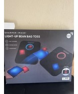 Tommorows SHARPER-IMAGE Led LIGHT UP BEAN BAG TOSS Game W Carry Travel Case - $16.19