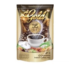 Luxica Gold Instant Coffee Mix 35 in 1 Herbal Healthy Diet No Sugar Natural - £24.57 GBP