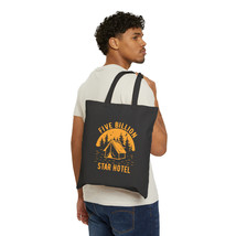 Eco-Friendly Starry Night Tote Bag: 100% Cotton Canvas for Nature Lovers - £13.17 GBP