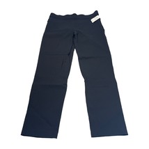 89th &amp; Madison Dress Pants Women&#39;s Large Black Rayon Stretch High-Rise Pockets - £21.15 GBP