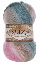 20% Wool 80% Acrylic Soft Yarn Alize Angora Gold Batik Thread Crochet Lace Hand  - £20.47 GBP