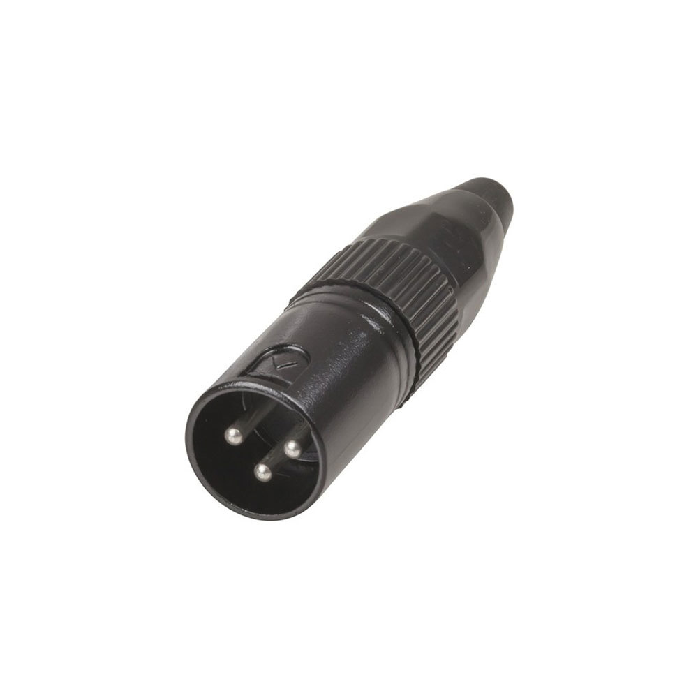 Line Male Cannon Type Connector with 3 Pins - $17.61