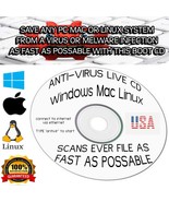 Powerful Anti-Virus Live CD - Windows - Mac - Linux 32-Bit 64-Bit BIOS-U... - $184.76 MXN