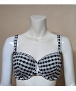 SAVAGE X Fenty Black White PLAID Bra Women’s Size 38 DD NEW - €16,98 EUR