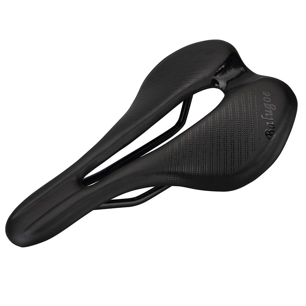 BALUGOE Bicycle Saddle 7*7mm Circular Rail MTB Road Racing Bike Seat for Mens Wo - £105.95 GBP