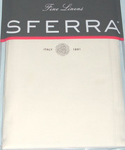 Sferra Larino Ivory Sham Euro Continental Egyptian Cotton Oxford 26x26 I... - $76.65 CAD