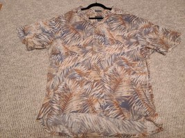 Kaylua Bay Resortwear Short Sleeve Button-Down Hawaiian Camp Shirt Mens ... - £9.56 GBP