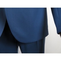 Men Suit BERLUSCONI Turkey 100% Soft Italian Wool Super 180's 2pc #Ber31 Blue image 2