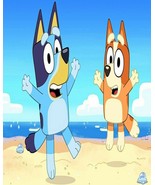 Bluey Cartoon  Art Print picture decor wall hanging &quot;8x10&quot; glossy party ... - $9.84