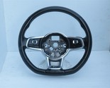 2015-17 Jetta GLi Flat Bottom Red Stitch Leather Steering Wheel Paddle S... - $217.39
