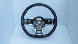 2015-17 Jetta GLi Flat Bottom Red Stitch Leather Steering Wheel Paddle Shifters - £173.55 GBP