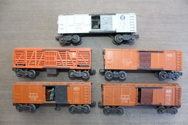 Lionel Postwar 3464 6454 3656 3454 Freight Cars 5 Piece Group LB - £43.37 GBP