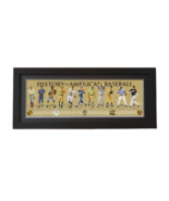 History of American Baseball Framed Print Poster 36 x 11.75 Flat Molding... - $127.71