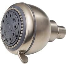 Whedon Champagne Massage Brushed Nickel 5 Settings Showerhead 2-1/2 gpm - $36.02