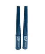 2 Make Up For Ever Aquaresist Color Ink Liquid Eyeliner  03 Matte Midnig... - $22.50