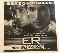 ER Tv Guide Vintage Print Ad Noah Wylie Tpa6 - $5.93