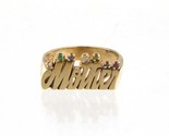 &quot;mother&quot; Women&#39;s Cluster ring 10kt Yellow Gold 419964 - £171.50 GBP