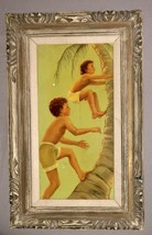 Vintage Hawaiian Oil on Canvas 24” x 12” in Original Frame - £117,684.21 GBP