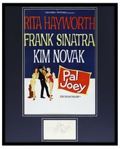Kim Novak Signed Framed 16x20 Pal Joey Poster Display JSA - £232.19 GBP
