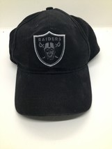 RAIDERS NFL MVP BLACK ADJUSTABLE STRAPBACK OSFM HAT/CAP NFL Apparel - $33.25