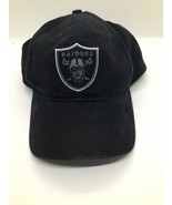 RAIDERS NFL MVP BLACK ADJUSTABLE STRAPBACK OSFM HAT/CAP NFL Apparel - $631.97 MXN