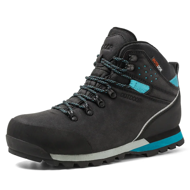 Winter Leather Hi boots Men Waterproof shoes  Boots Ankle Trek Shoes Outdoor  Ma - £246.66 GBP