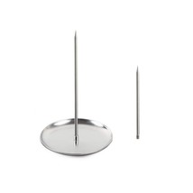 Vertical Skewer Brazilian Barbecue Skewer Stand Stainless Steel Removable Grilli - £28.46 GBP